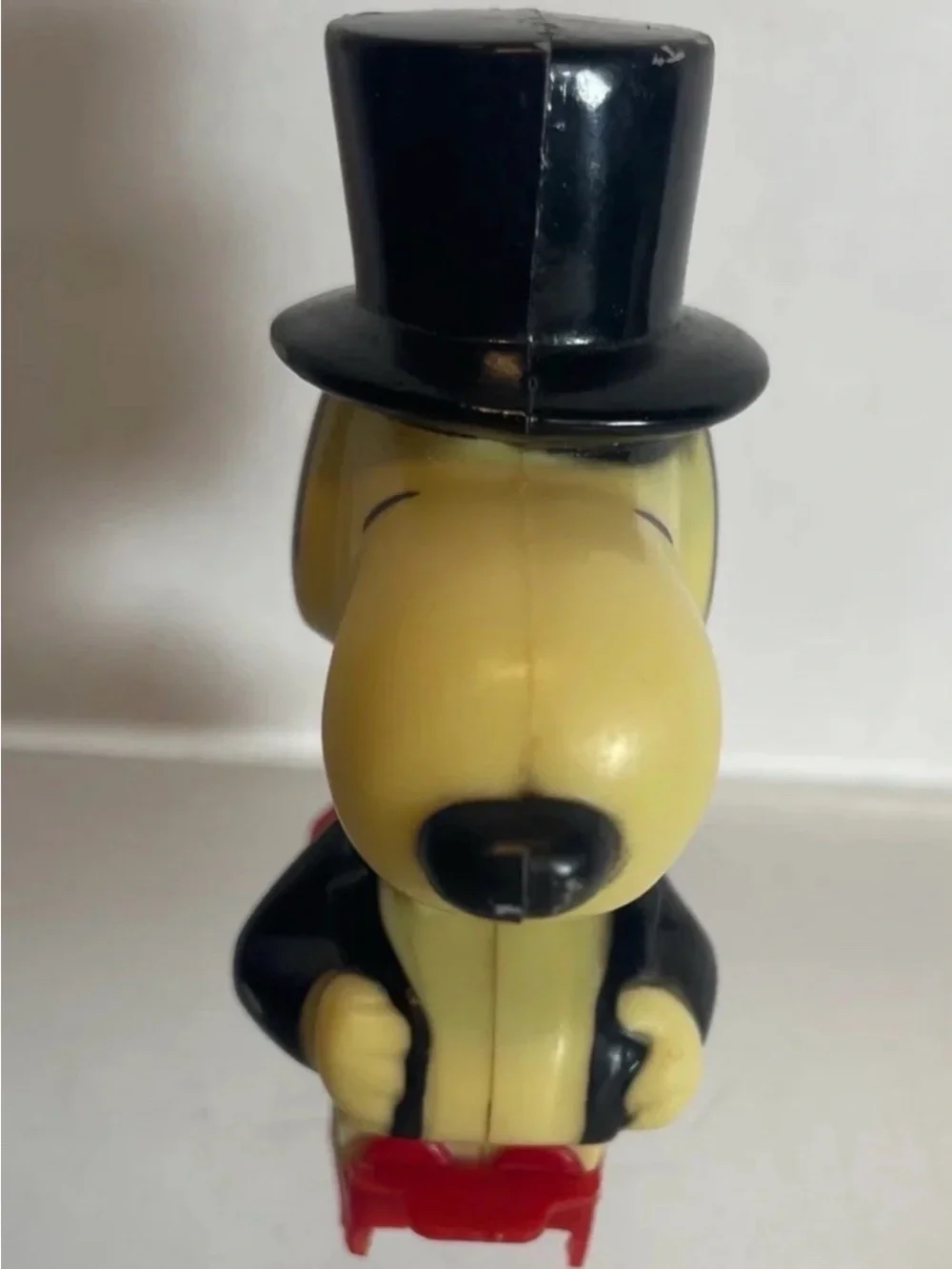 Vintage Snoopy Plastic Figure From 1950s Hong Kong Car PLEASE READ Snoopy Only